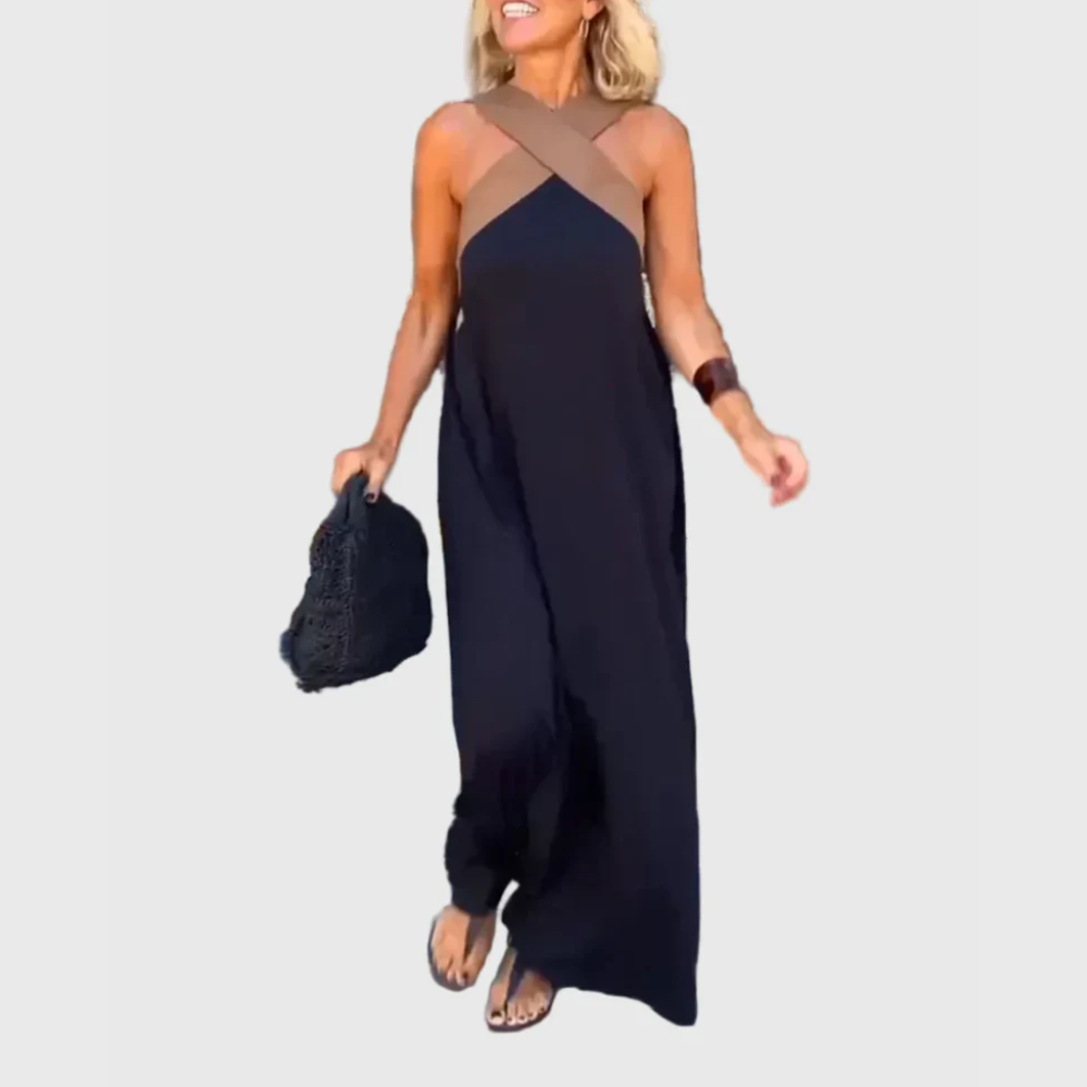 Elena | Elegancka, Luźna Sukienka Maxi