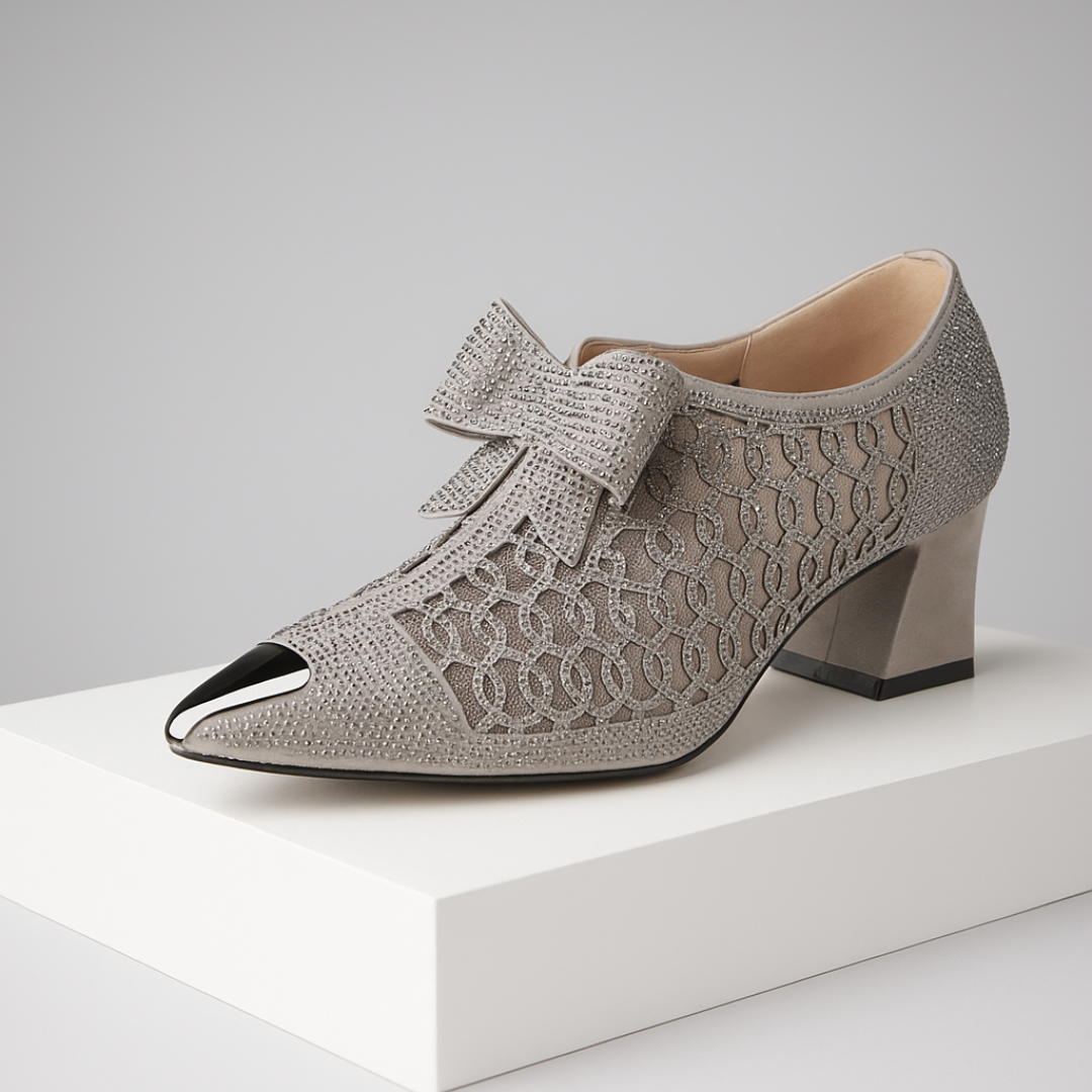 Szpilki Vivienne z kokardą