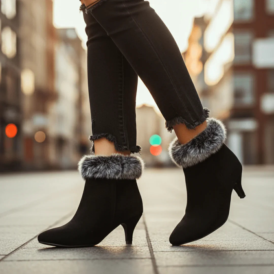 Buty ze skóry syntetycznej Aurora