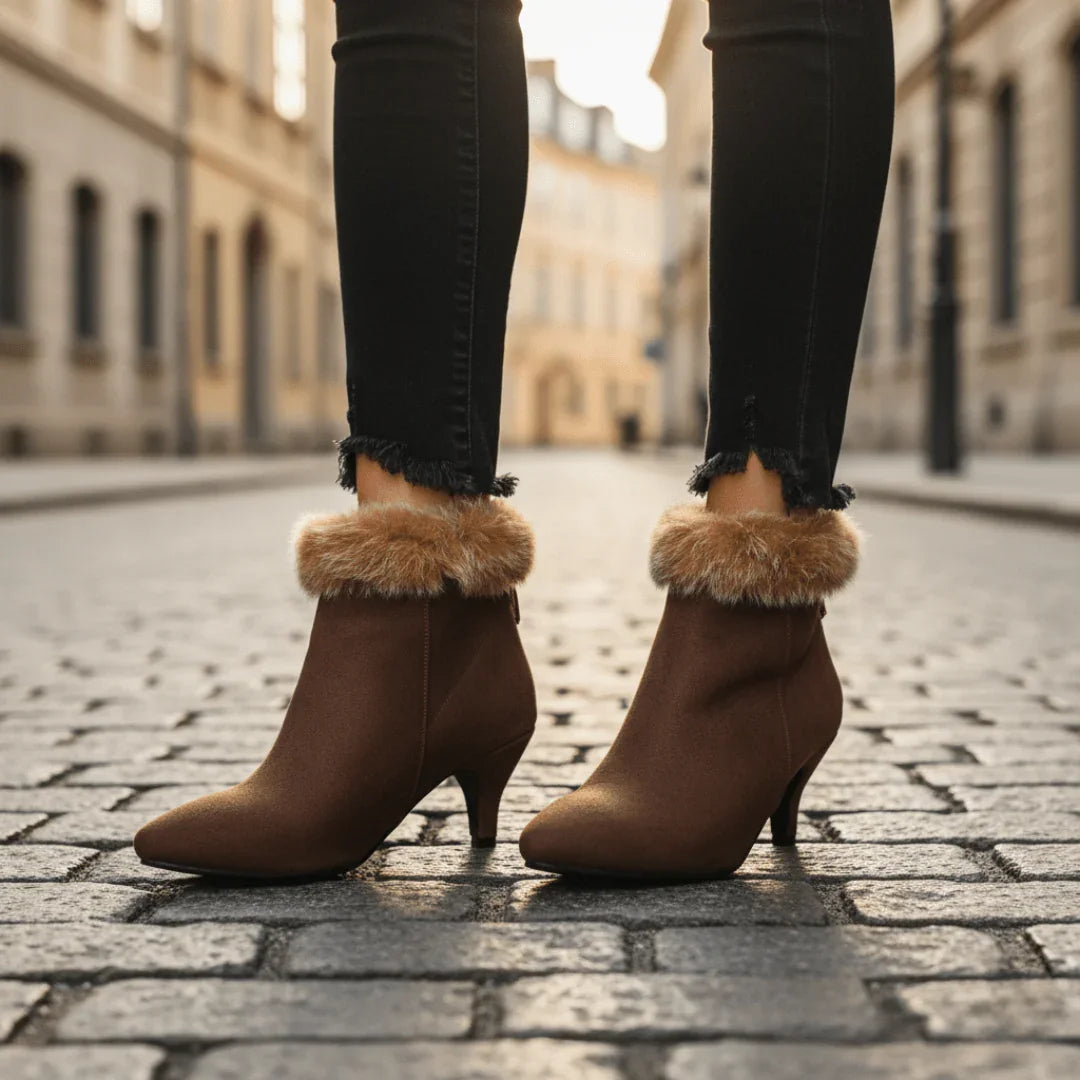 Buty ze skóry syntetycznej Aurora