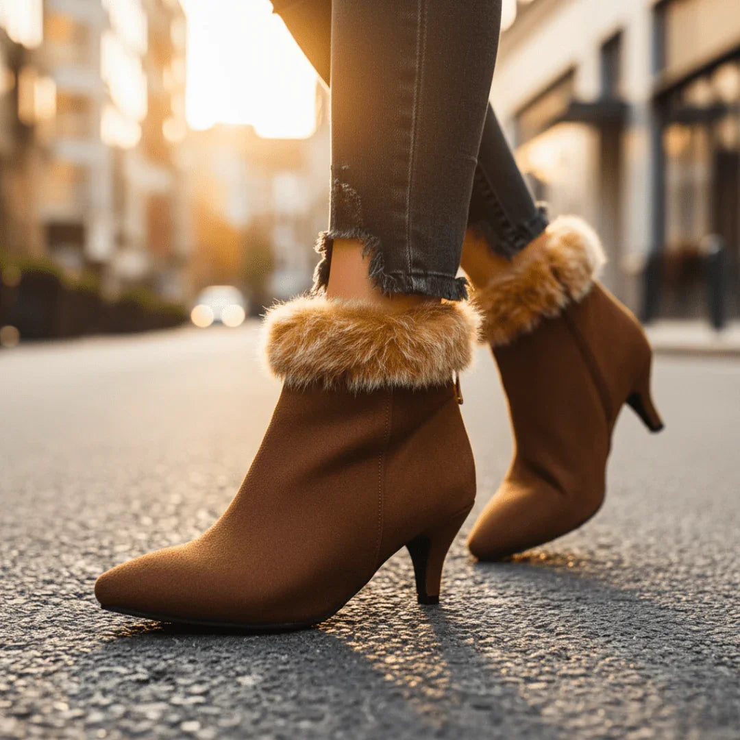 Buty ze skóry syntetycznej Aurora