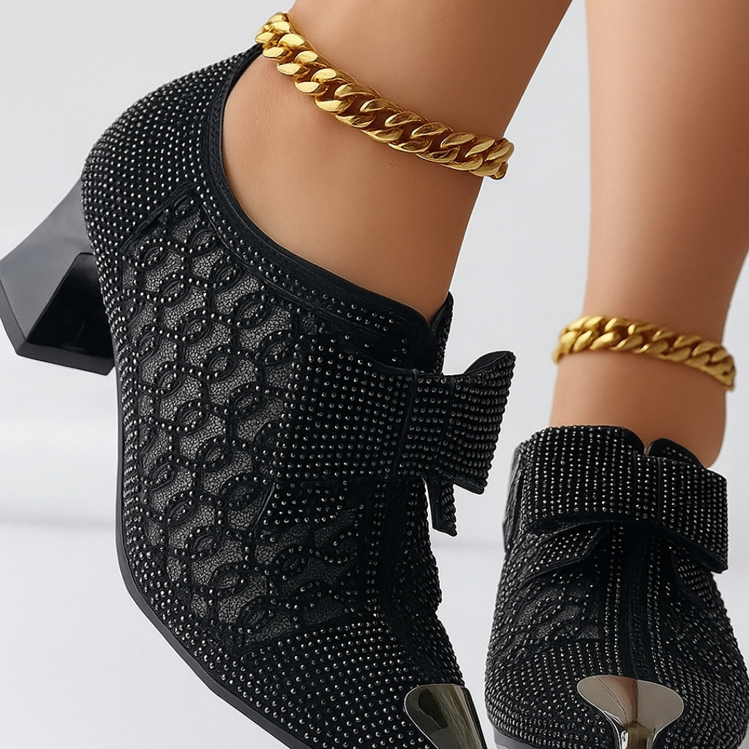 Szpilki Vivienne z kokardą