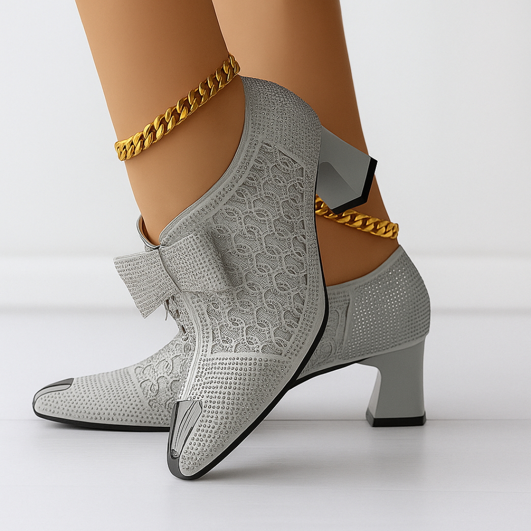 Szpilki Vivienne z kokardą