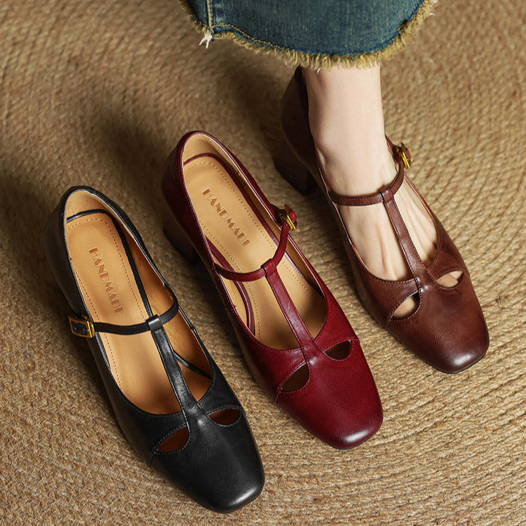 Elora Szpilki z naturalnej skóry