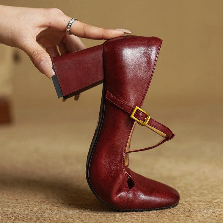 Elora Szpilki z naturalnej skóry