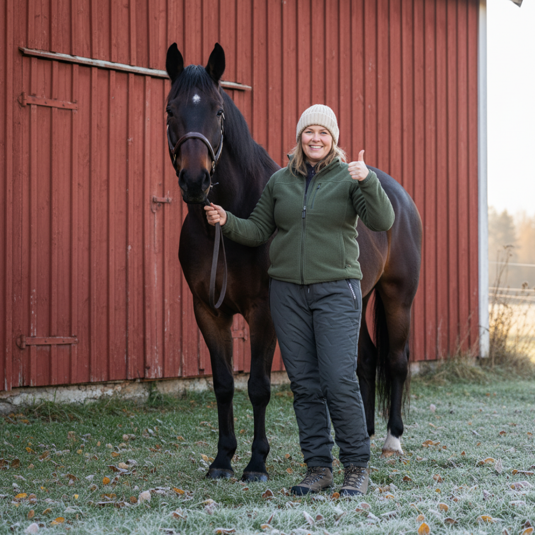 Sasza | Ciepłe spodnie polarowe