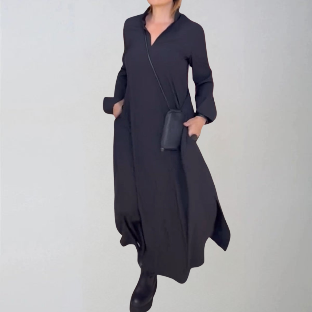 Tereza | Stylowe długie sukienki z rozporkiem